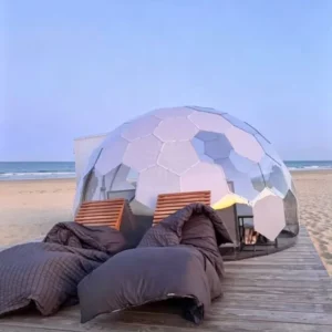 Outdoor Polycarbonate Dome House With Ventilation