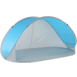 Outdoor Pop-Up Beach Tent Portable Sun Shade Lightweight Dome Camping Tent Three-Season