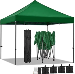 Outdoor Pop-Up Canopy Tent 10×10 Sun Shade Trade Show Marquee Gazebo