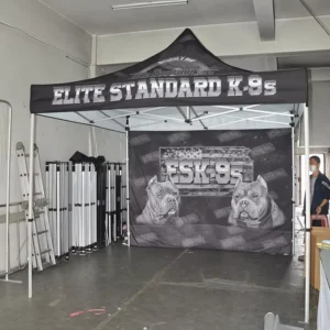 Outdoor Pop Up Gazebo Canopy Tent 10x10ft Custom Logo Print Trade Show Event
