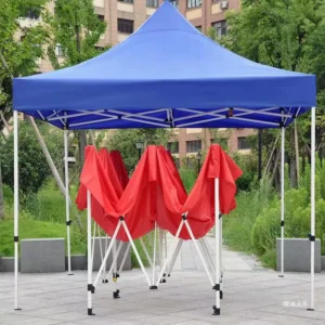 Outdoor Pop-Up Gazebo Tent with 3 Walls Retractable Folding Frame Portable 3x3m