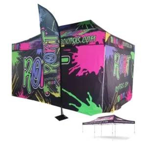 Outdoor Pop-up Aluminium Folding Beach Tent Advertising Trade Show with 600D Oxford Canopy