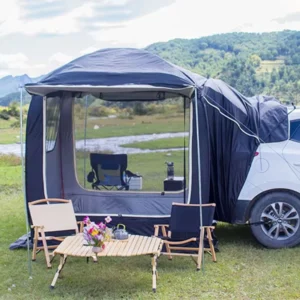 Outdoor Pop up Cube Pickup Truck SUV Tailgate Roof Trailer Tent Canvas Waterproof Camouflage Design for Camping Hiking Picnic