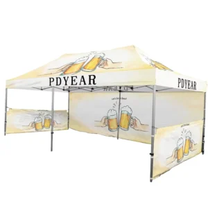 Outdoor Portable Aluminum Folding Canopy Popup Tent, 10x20ft, 10x10ft