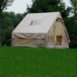 Outdoor Portable Oxford Fabric Inflatable Tent with Custom Logo Design 6.3sqm Waterproof UV air Tent for 1 2 Person Camping