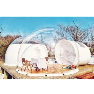 Outdoor Portable Transparent Plastic Inflatable Bubble Camping Tent