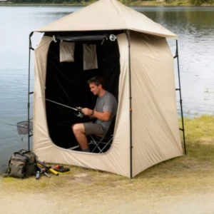 Outdoor Privacy Tent with Thickened Metal Poles Sun proof Windproof and Rainproof Suitable for Outdoor Shower Use