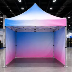 Outdoor Promotional Trade Show Marquee Tents Custom Printed Aluminum Frame Oxford Fabric Folding Canopy UV Tradeshow Giveaways
