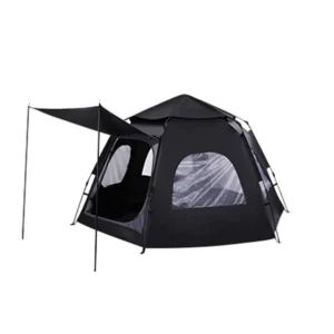 Outdoor Pyramid Tent 210D Oxford Cloth 3000mm Waterproof Quick Open Design for Camping Park Gatherings 5-8 Person Tent
