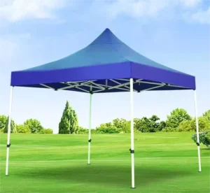 Outdoor Rainproof Foldable 3x3m Steel Awning Tent PVC Heavy Duty Four Corner Legs for Advertising Events Parties Trade Shows