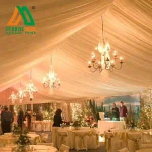 Outdoor Romantic Luxury Ceremonial Wedding and Party Tent for Events with Decoration Ceiling