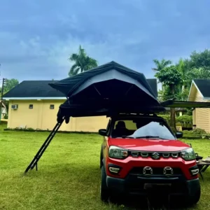 Outdoor Rooftop Tent Camping Quick Automatic Small 1 2 Person Diagonal Bracing Type Soft Shell Car Roof Top Tent