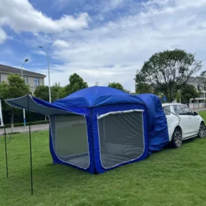 Outdoor SUV Rear Vehicle Mounted Steel Frame Four Season Tailgate Tent for Camping
