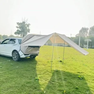 Outdoor SUV Self driving Tour Barbecue Camping Car Rear Extension Tent Sunshade Rainproof Foldable Four season Steel Car Travel