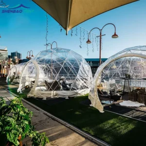 Outdoor Safari Family Luxury Camping Geodesic Dome Tents House Hotel Desert Tent for Camping