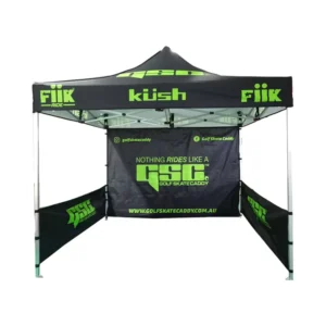 Outdoor Street Food Stall Customize Steel 3×3 Folding Canopy Trade Show Tent