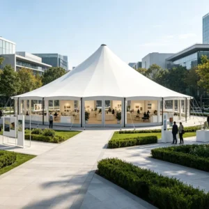 Outdoor Stretch Tent Tensile Membrane Structure for Weddings Festivals and Commercial Events