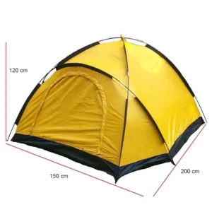 Outdoor Summer One Bedroom Hiking Camping Tent with Quick Automatic Opening and Polyester Fabric