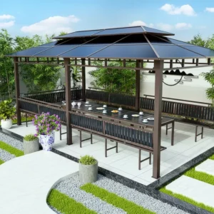 Outdoor Sunshade Canopy Tent Portable Pop up Gazebo for Events Parties