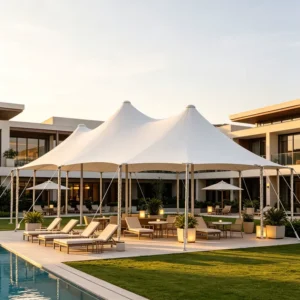 Outdoor Tensile Membrane Structure Tent for Events Parties Weddings Catering and Entertainment