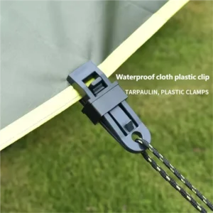 Outdoor Tent Canopy Windproof Fixing Clip, PP Plastic, for Field Use