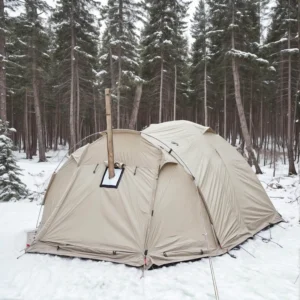 Outdoor Tent Carpas Para Camping Big Tunnel Folding Custom Hot Tent Camping Outdoor Glamping Family Tent Luxury Tente De Camping