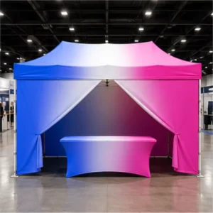 Outdoor Trade Show Marquee Tents Custom Printed Aluminum Frame Oxford Fabric Folding Canopy UV