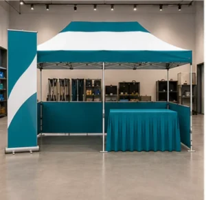 Outdoor Trade Show Tent Large Luxury Oxford Fabric White Commercial Warehouse Tent for Exhibition Tradeshow Giveaways Aluminum