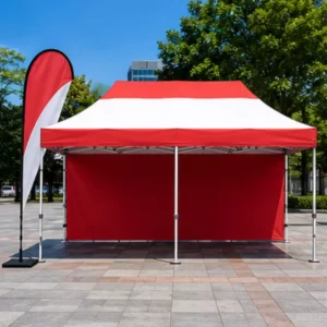 Outdoor Trade Show Tent Large Oxford Fabric White Commercial Warehouse Tent for Exhibition Tradeshow Giveaways Aluminum
