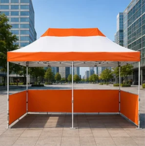 Outdoor Trade Show Tent Large Oxford Fabric White Commercial Warehouse Tent for Exhibition Tradeshow Giveaways Aluminum
