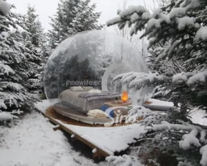 Outdoor Transparent Inflatable Balloon Dome Bubble Tent, 3m/4m/5m, with Blower