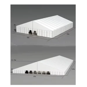 Outdoor Transparent Wedding Canopy Tent Waterproof Pop-up Aluminum Frame Event Tent