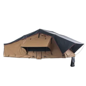 Outdoor Travelling Offroad Camping 2 3 Person Aluminium Four season Foldable SUV Shell Roof Top Tent with Ladder