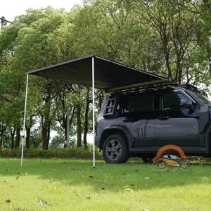 Outdoor Vehicle Roof Tent Sun Shelter and Car Side Awning for Camping