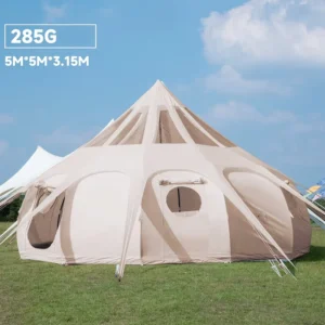 Outdoor Waterdrop Pumpkin Tent Campsite Accommodation Thickened Rainproof and Windproof Large Cotton Lotus Starry Sky Tent