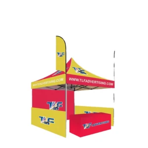 Outdoor Waterproof 10ft X10ft Aluminum Frame UV Resistant Gazebo Shelter Food Vendor Pop Custom Advertising Trade Show Tent for