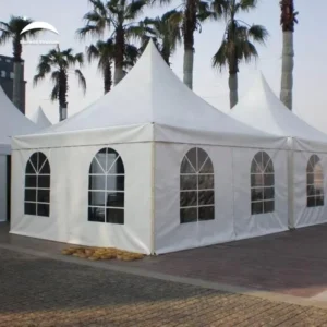 Outdoor Waterproof 3m 4m 5m 6m Pagoda Party Wedding Tent Heavy Duty Aluminum Frame Gazebo Business Event Trade Show Tent