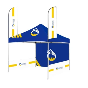 Outdoor Waterproof Foldable Aluminum Canopy Tent Custom 3X3M Event Pop up Advertising Trade Show Tents
