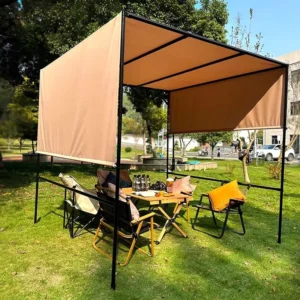 Outdoor Waterproof Foldable Canopy Tent and Rainproof Sunshade Cloth