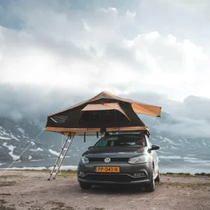 Outdoor Waterproof Hard Shell Car Roof Tent SUV Rooftop Tent 4 Person 4×4 Camping Car Roof Top Tent with Annex