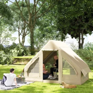 Outdoor Waterproof Inflatable Family Camping and Event Tent with Air Pump