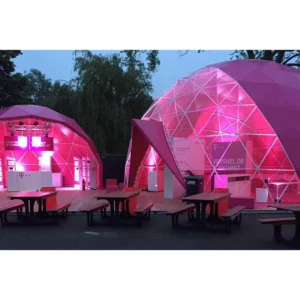 Outdoor Waterproof PVC Half-Dome Camping Tent for Weddings