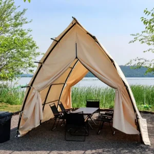 Outdoor Waterproof Small Sailboat Glamping Tent for Restaurants, Hotels, and Parties
