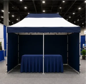 Outdoor Waterproof Trade Show Tent Aluminum Frame Oxford Fabric UV Resistance Fire Retardant