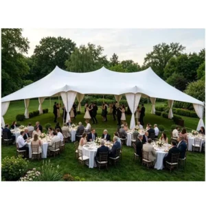 Outdoor Waterproof UV Flame Resistant Four-Way Elastic Stretch Tent with Aluminium Frame Four-Season 300m for Parties & Events