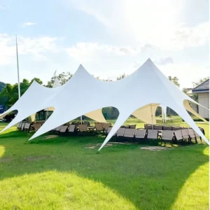 Outdoor Waterproof UV Protection 20×8.6×4.5m Oxford Sun Shade Large Space Event Camping Tent Party Shelter