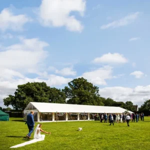 Outdoor Wedding Event Tent for Evening Dining Banquet Ceremony Activity 200 People Capacity