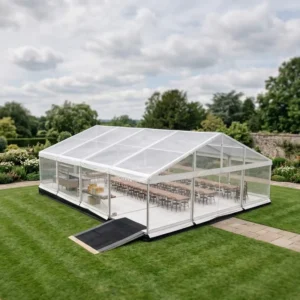 Outdoor Wedding Glass Aluminum Frame Heavy Duty Commercial Large White Marquee Party Tent Event