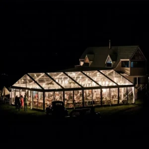 Outdoor Wedding Marquee Tent with Transparent PVC Cover