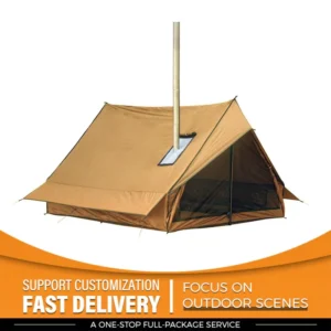 Outdoor Winter Four-season One Bedroom Camping Tent 1-2 Person Waterproof Oxford Fabric Double Layer Lightweight Hunting
